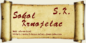 Sokol Krnojelac vizit kartica
